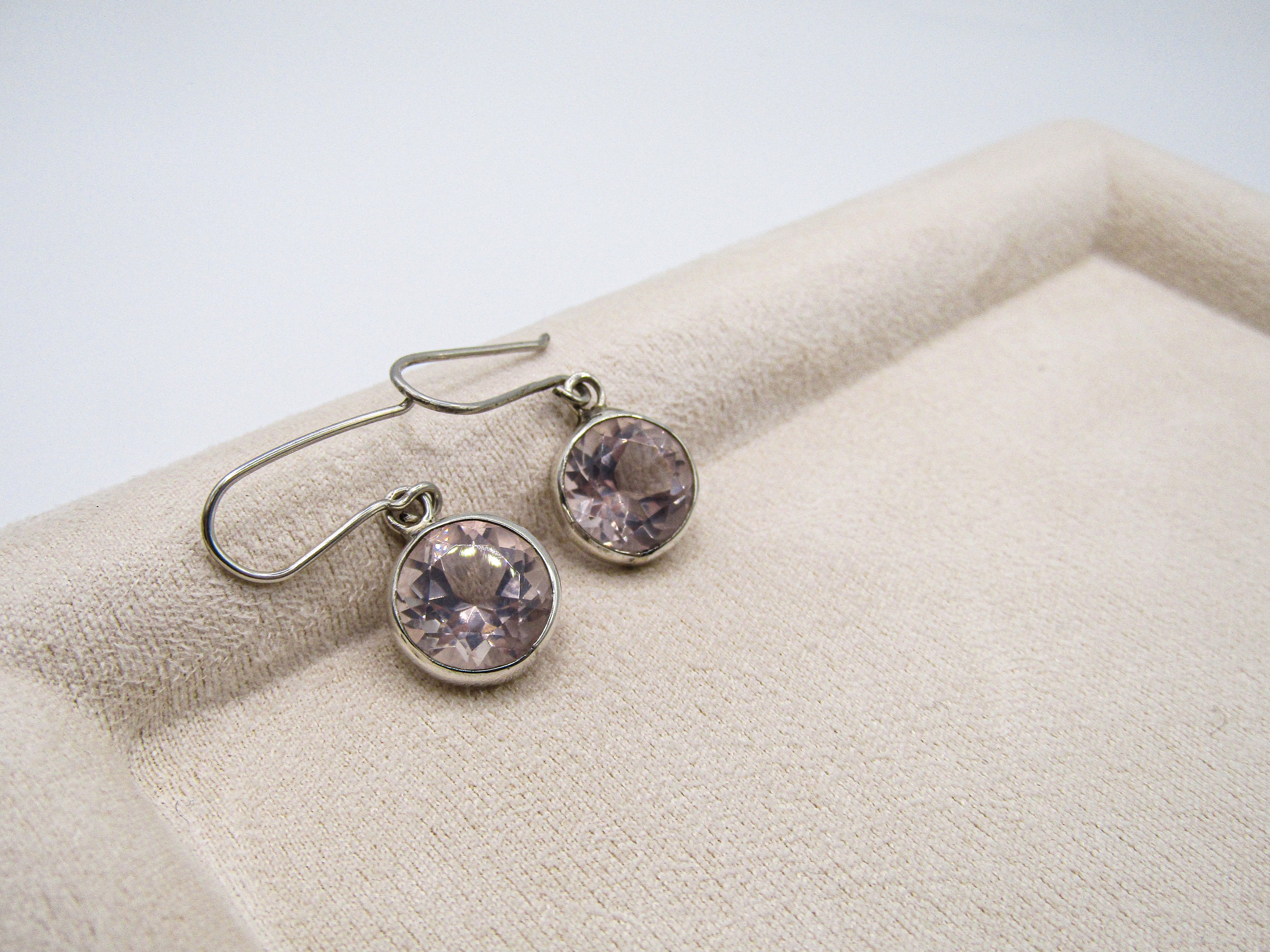 Morganite Drop Earrings