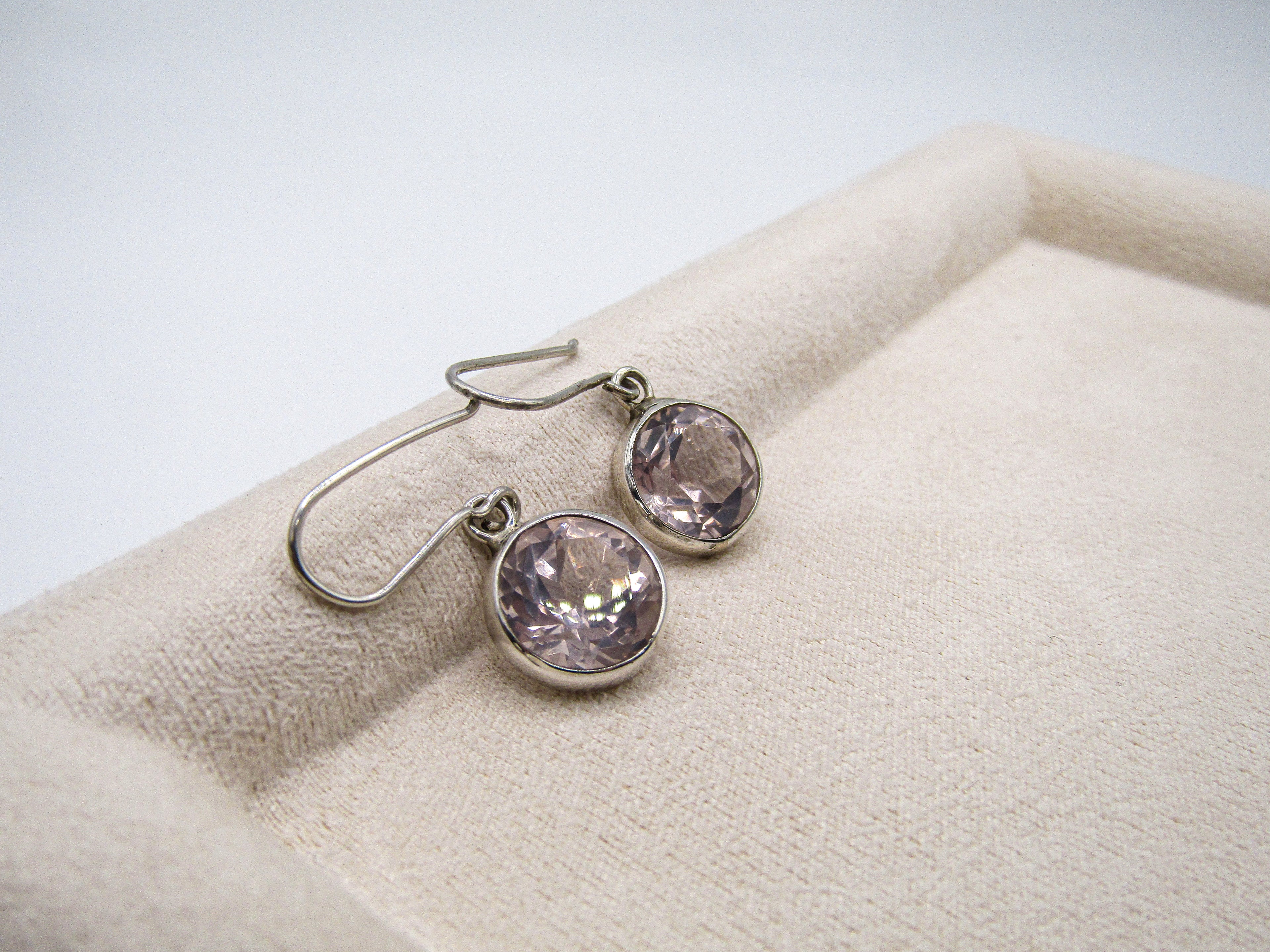 Morganite Drop Earrings