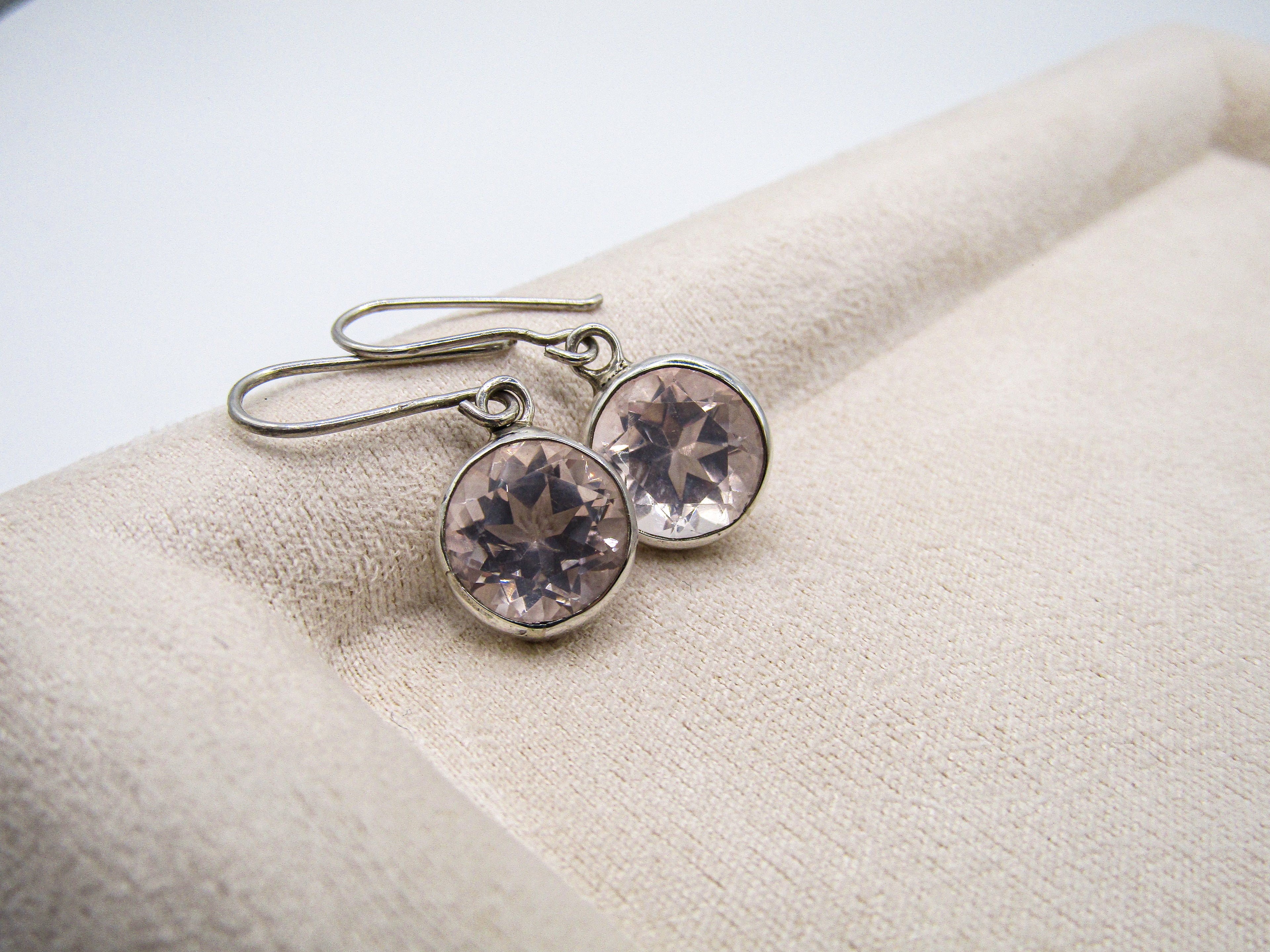 Morganite Drop Earrings