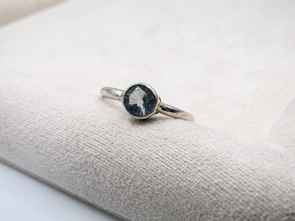 Aquamarine Stacking Ring