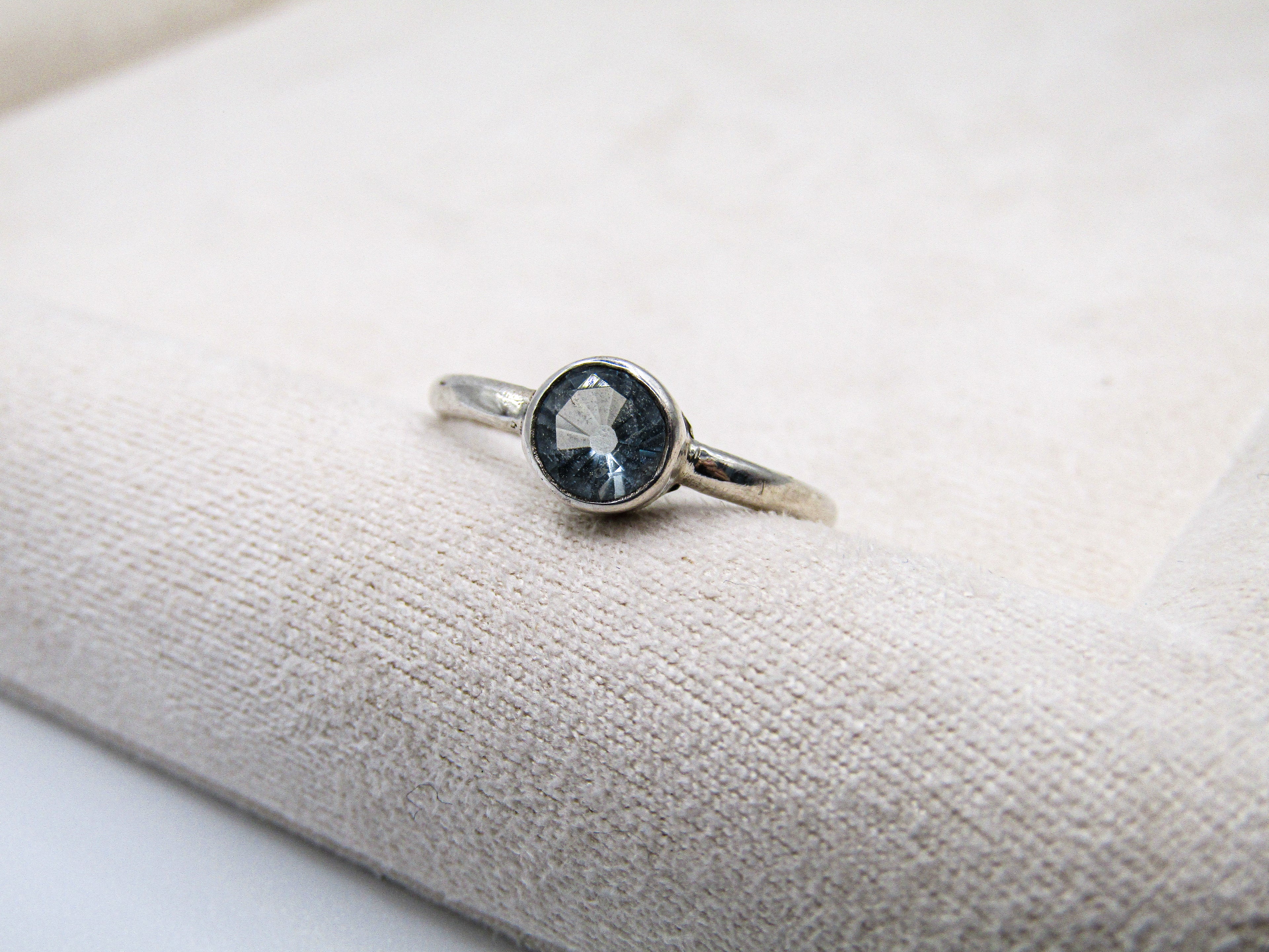 Aquamarine Stacking Ring