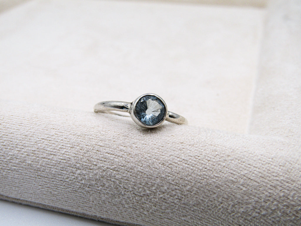 Aquamarine Stacking Ring