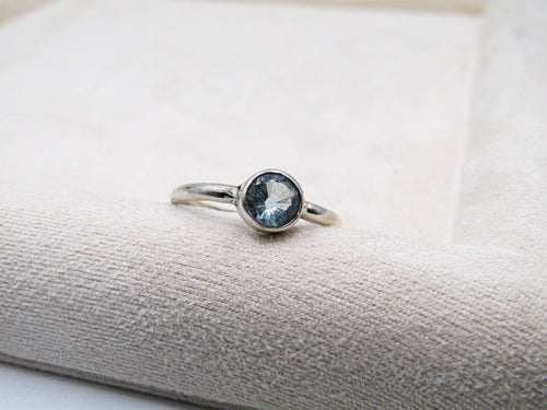 Aquamarine Stacking Ring