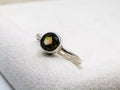 Green Tourmaline Stacking Ring