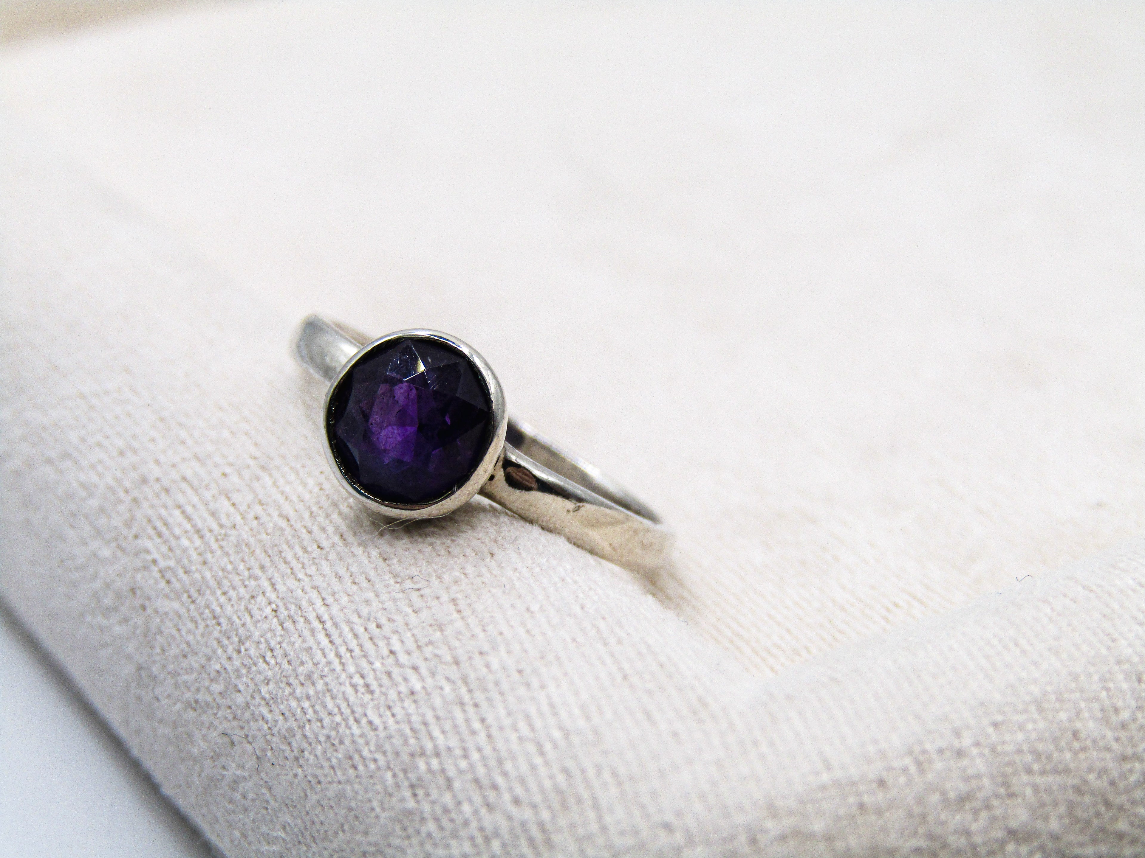 Amethyst Stacking Ring