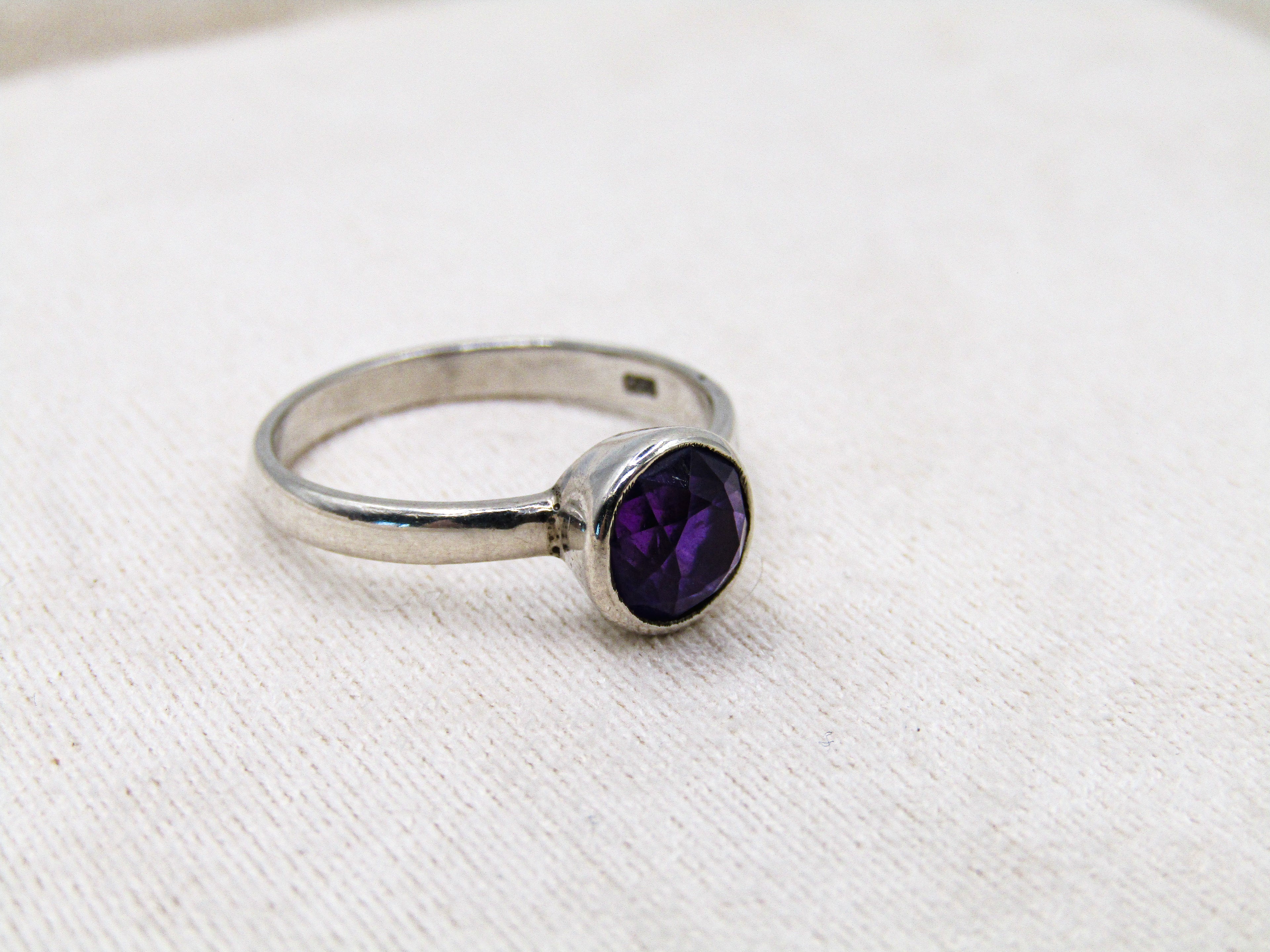 Amethyst Stacking Ring