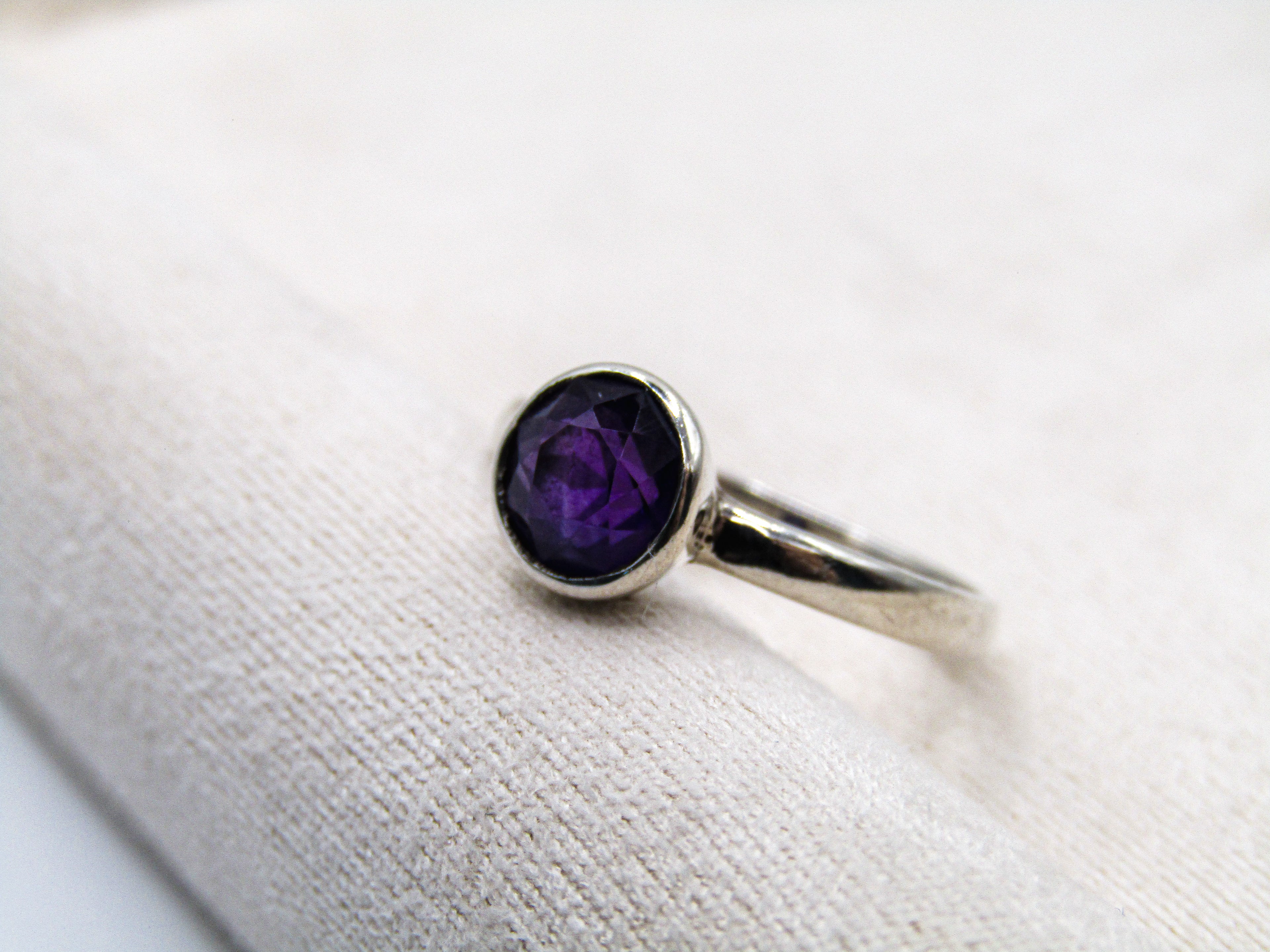 Amethyst Stacking Ring