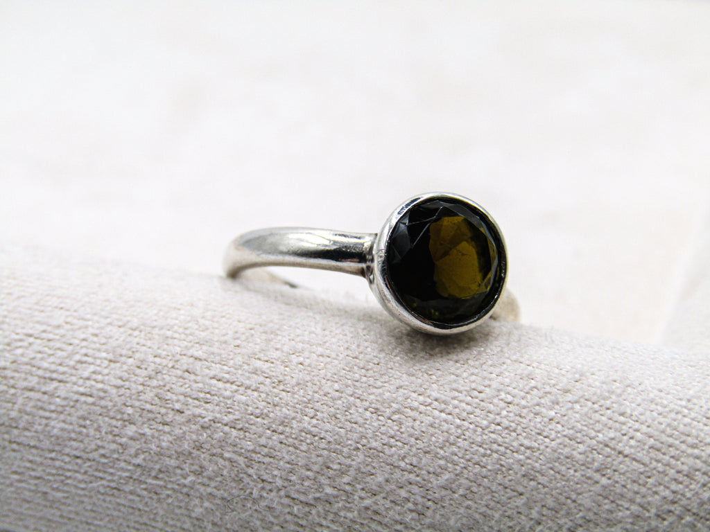 Green Tourmaline Stacking Ring