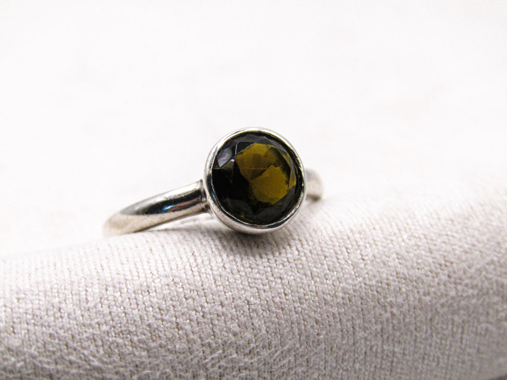 Green Tourmaline Stacking Ring