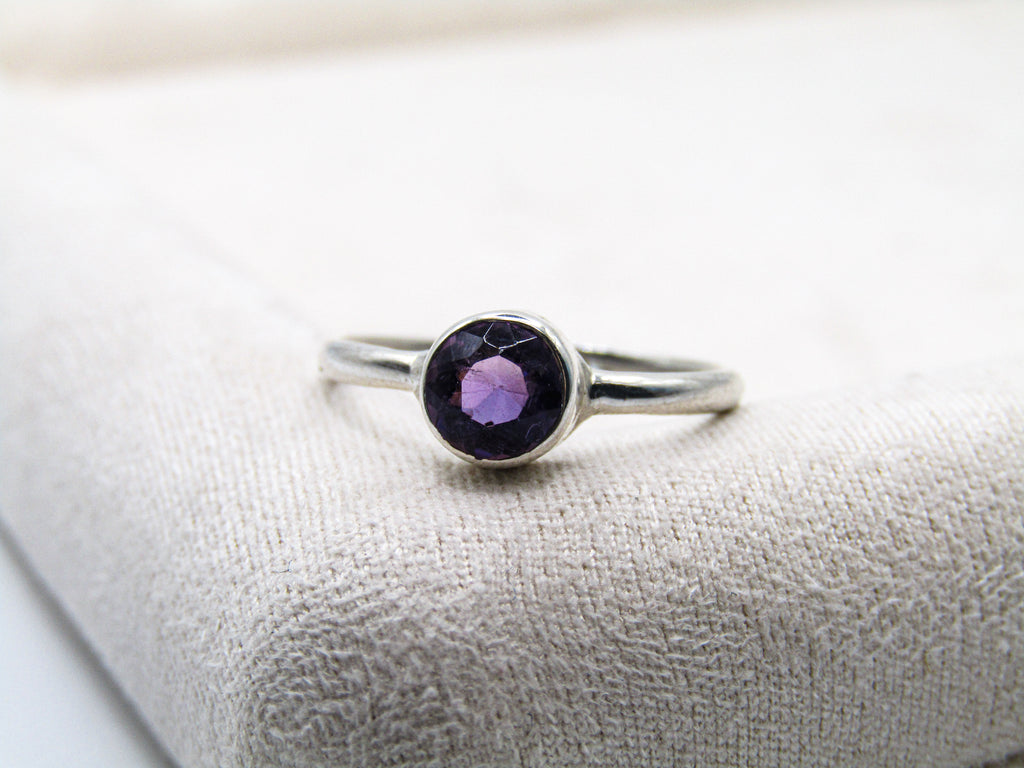Amethyst stacking Ring