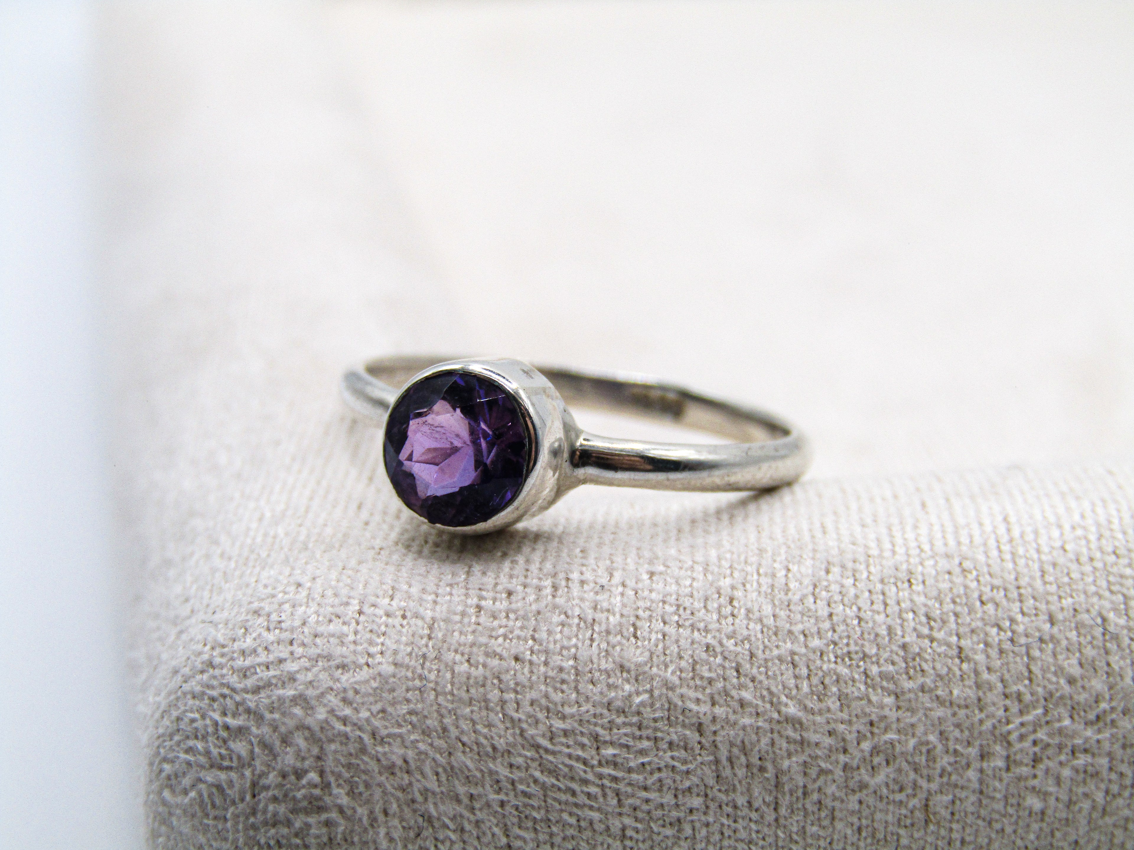 Amethyst stacking Ring