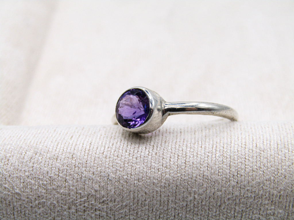 Amethyst stacking Ring