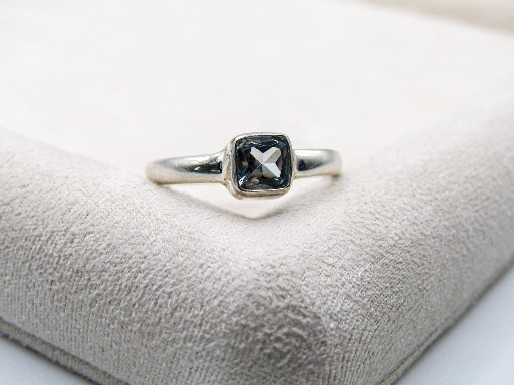 Aquamarine Stacking Ring