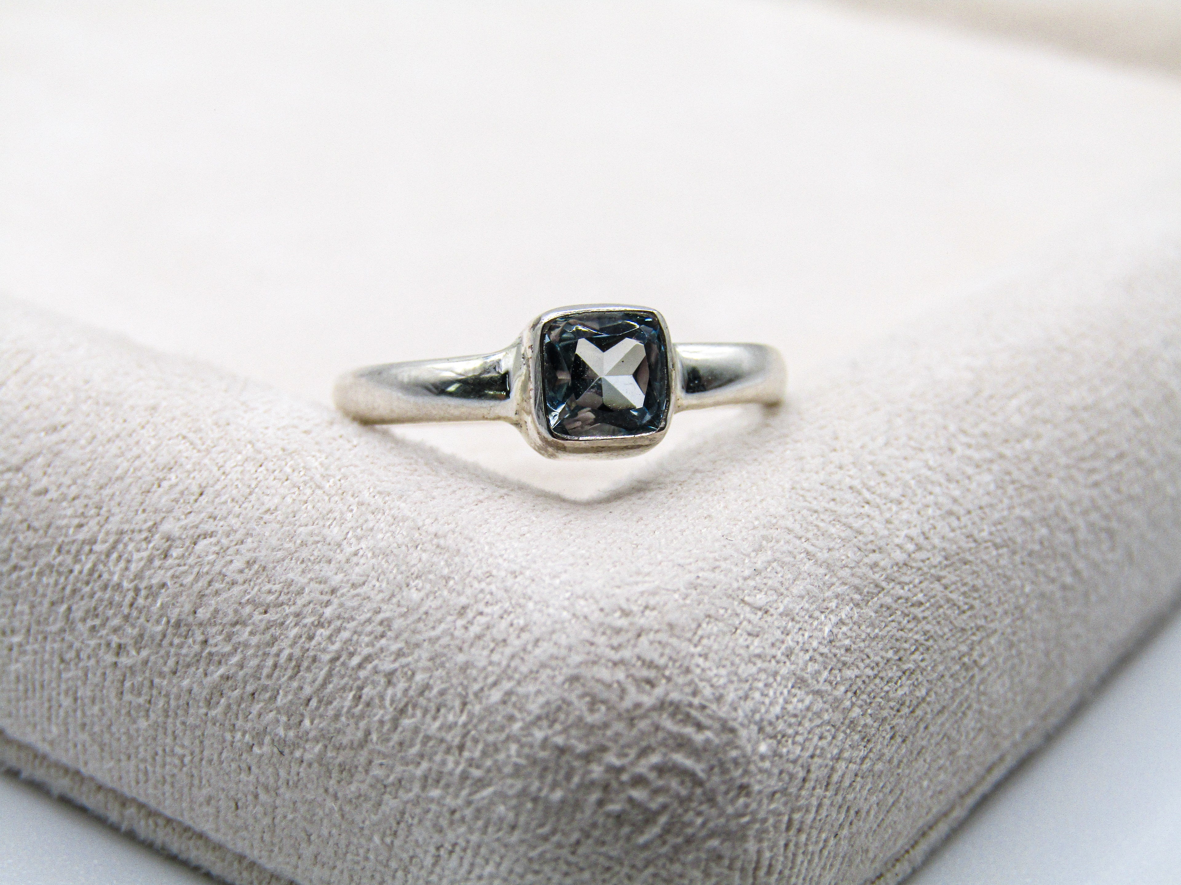 Aquamarine Stacking Ring