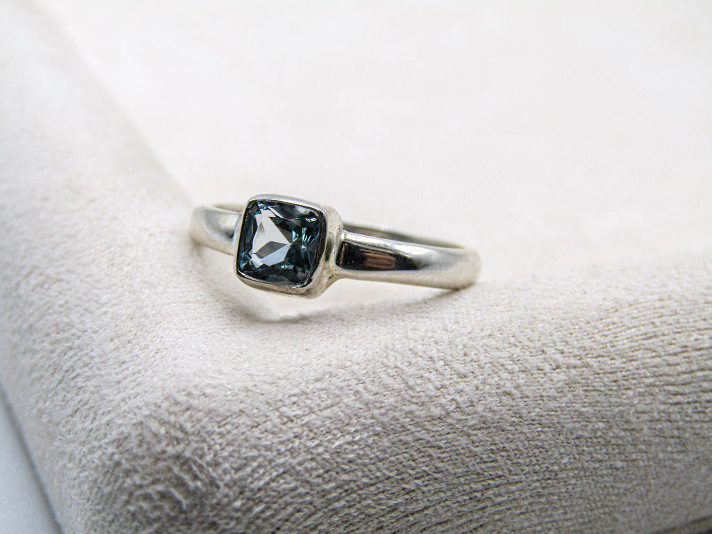 Aquamarine Stacking Ring