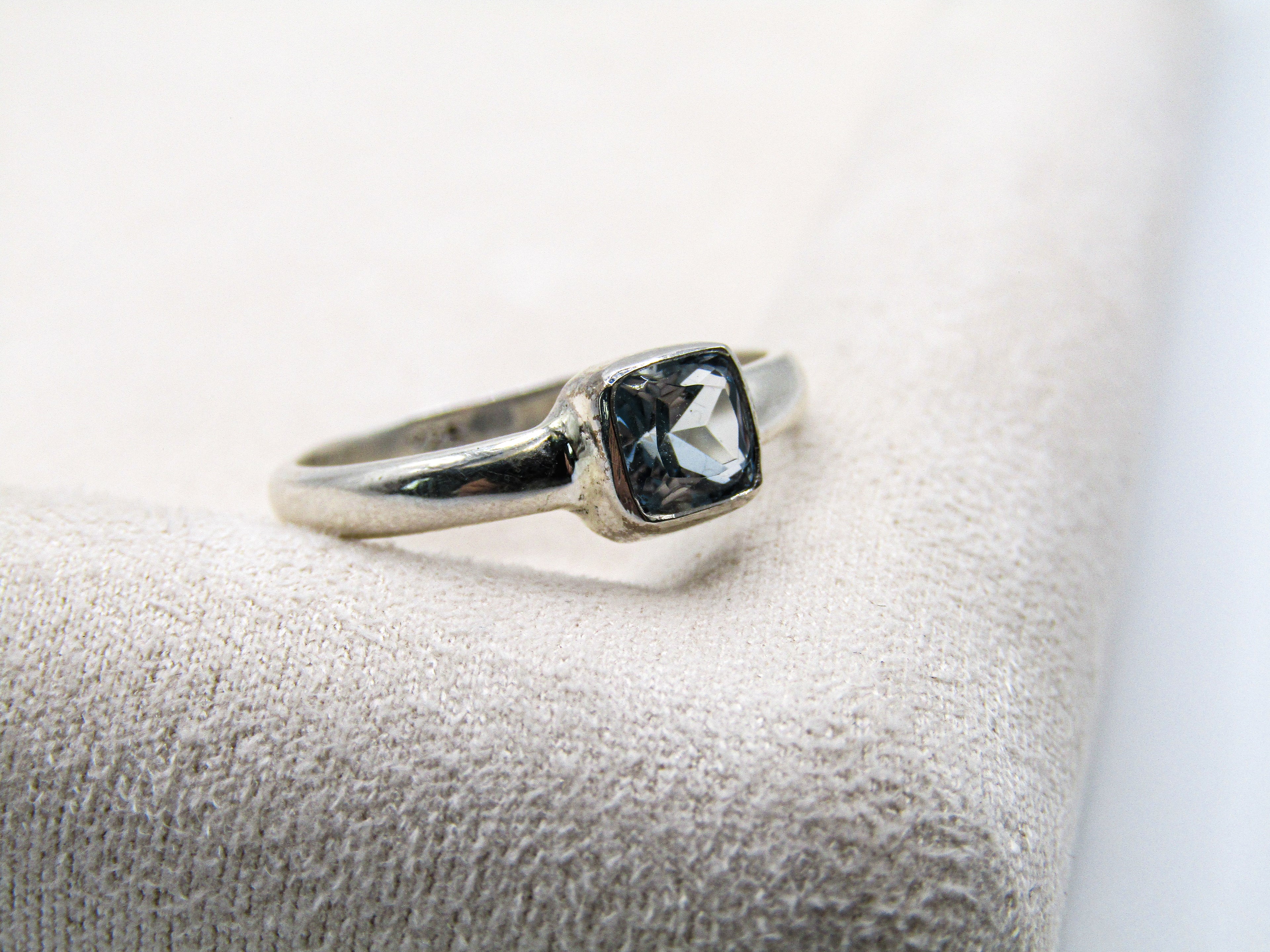 Aquamarine Stacking Ring