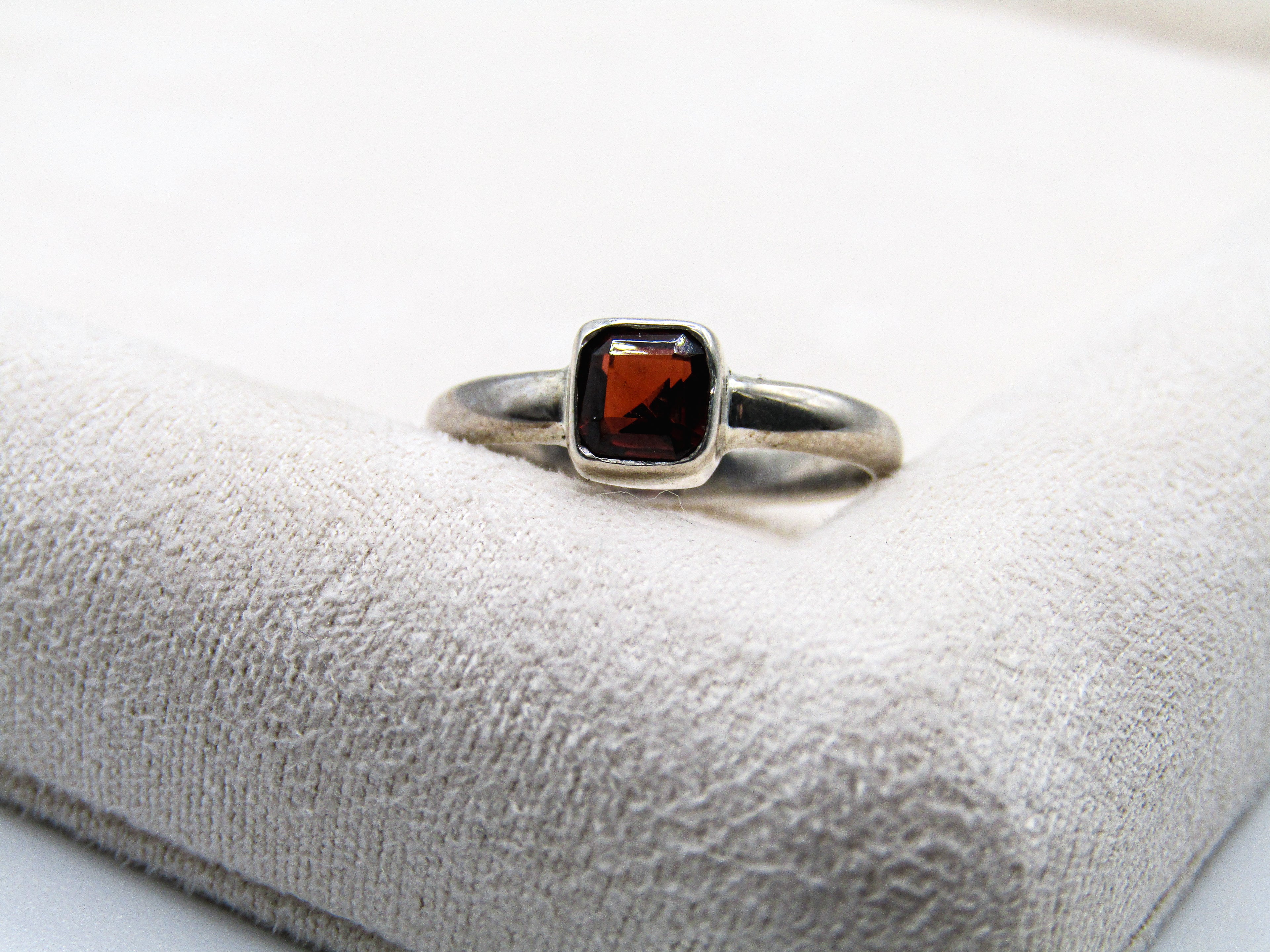 Garnet Stacking Ring