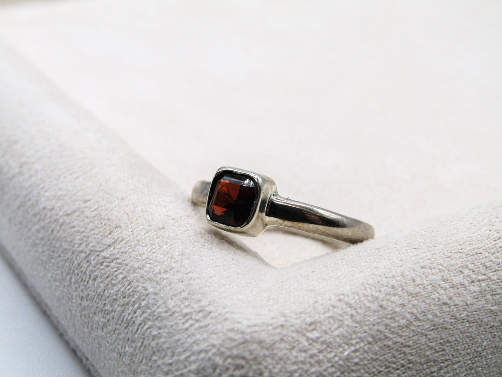 Garnet Stacking Ring