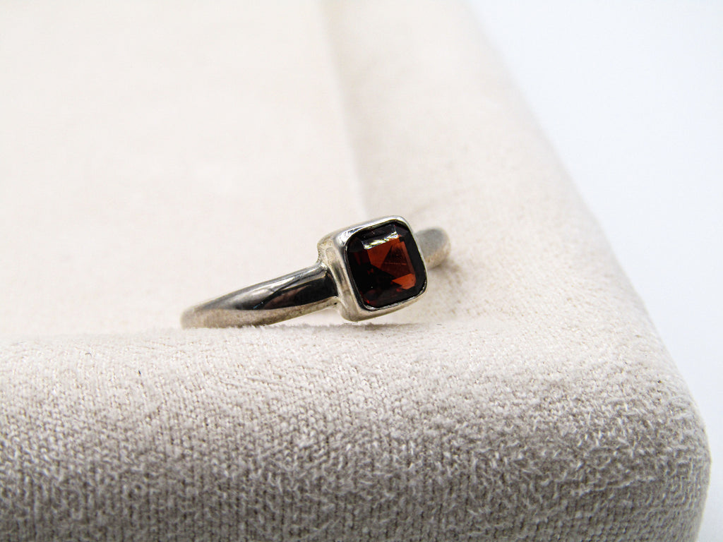 Garnet Stacking Ring
