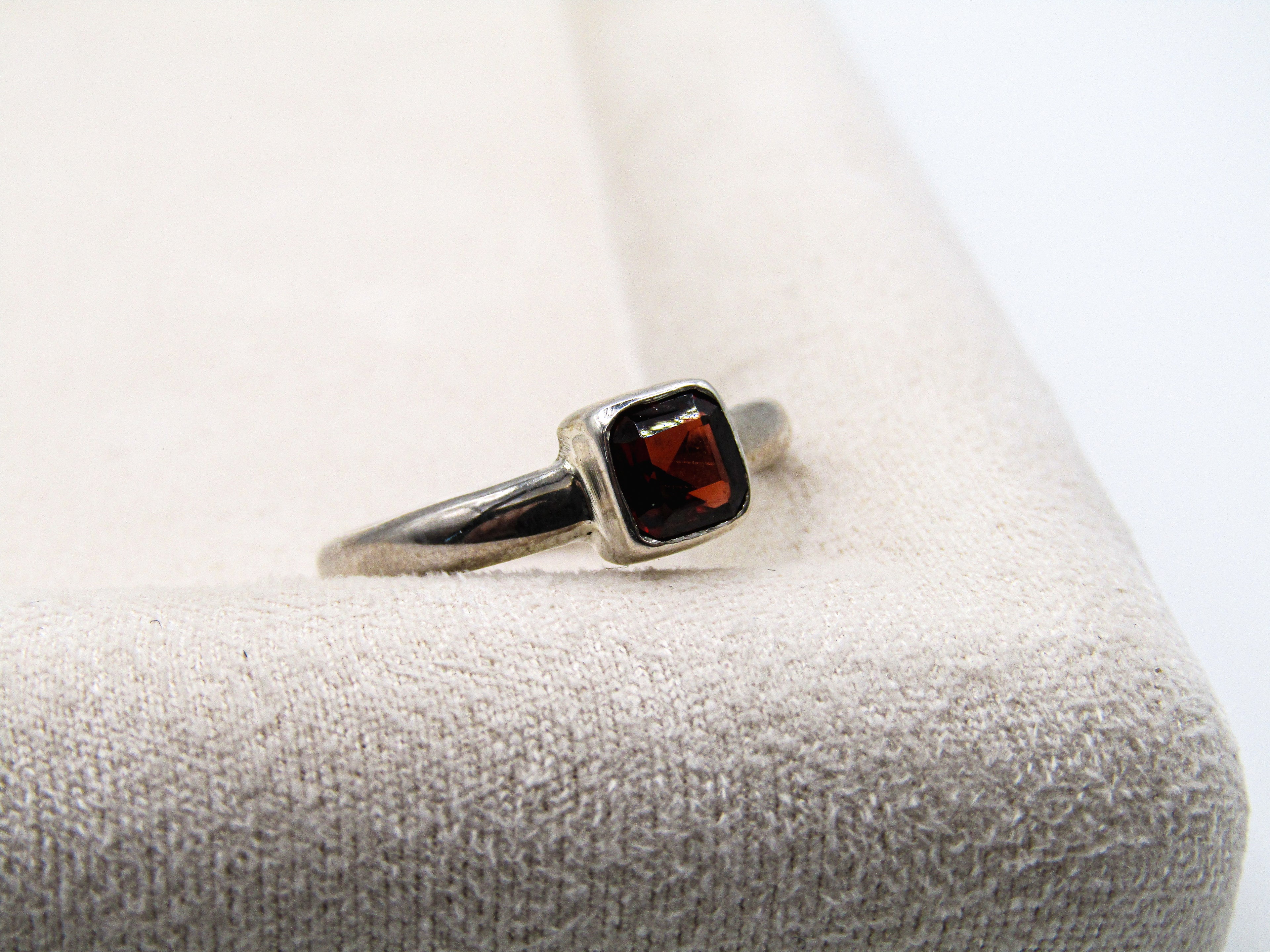 Garnet Stacking Ring