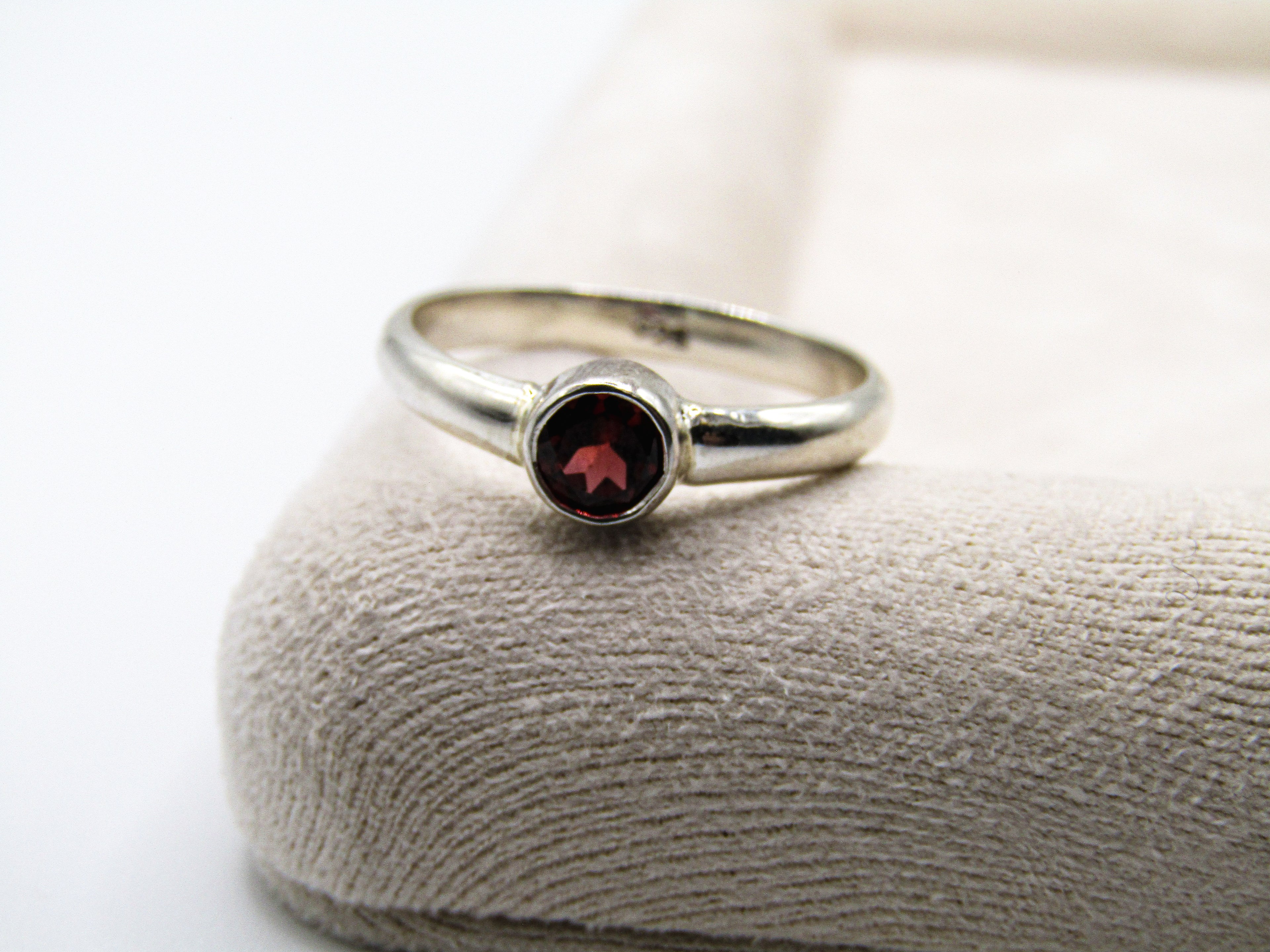 Garnet Stacking Ring